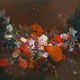 “Garland of Flowers, Suspended Between Two Animal Skulls, A Dragonfly Above”